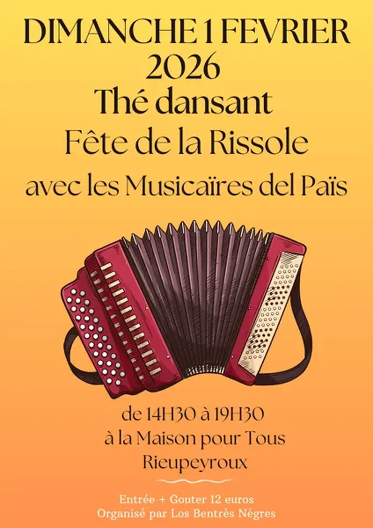 Thé dansant - fête de la Rissole