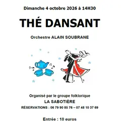 Thé dansant orchestre Alain Soubrane