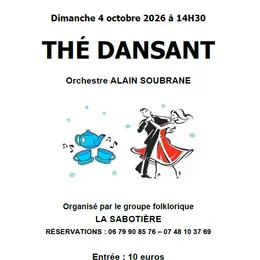 Thé dansant orchestre Alain Soubrane