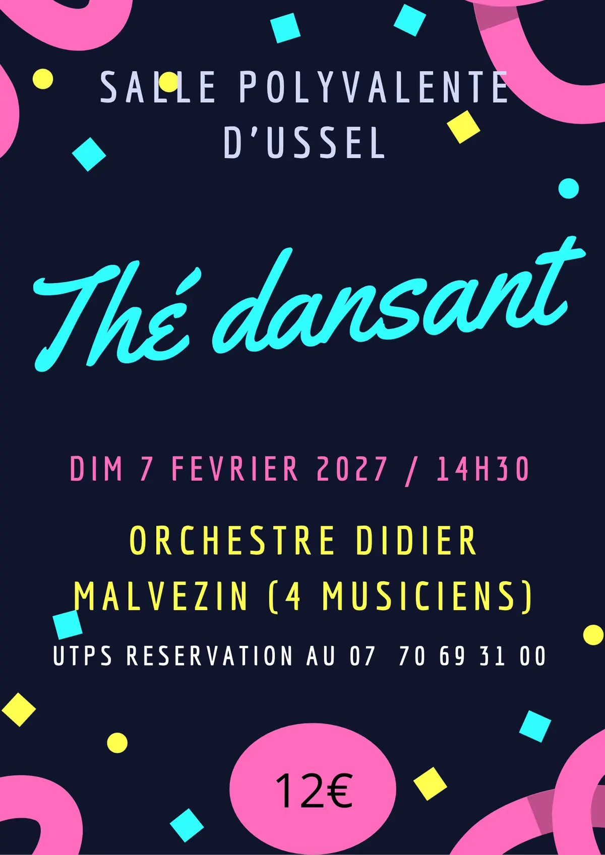 Thé dansant orchestre Didier Malvezin