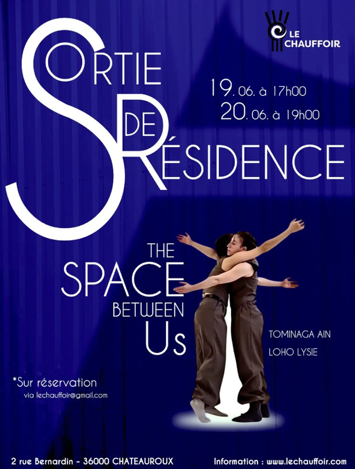 The Space between us : Sorties de résidence du duo chorégraphique