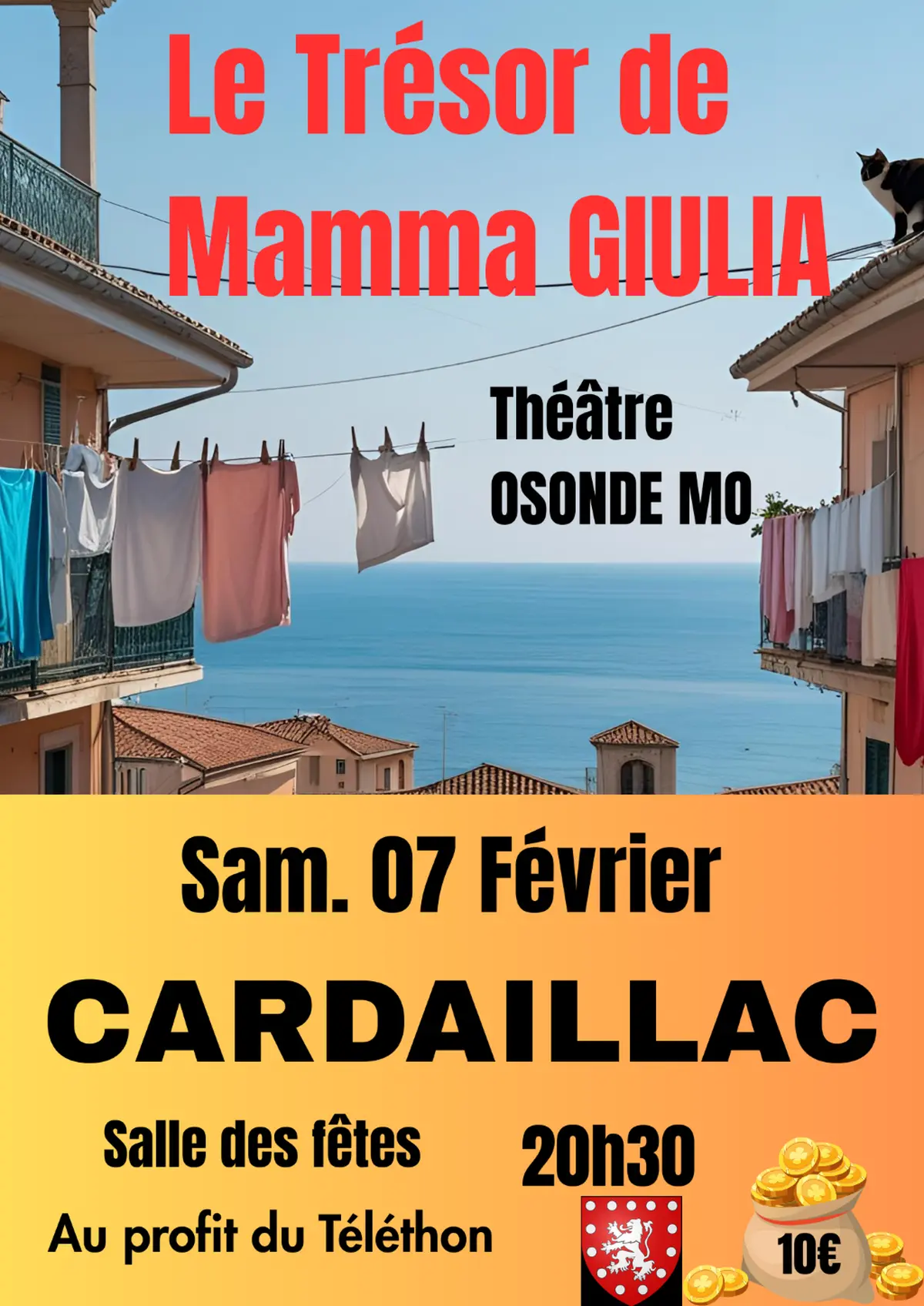 Théâtre à Cardaillac : le trésor de Mamma Giulia