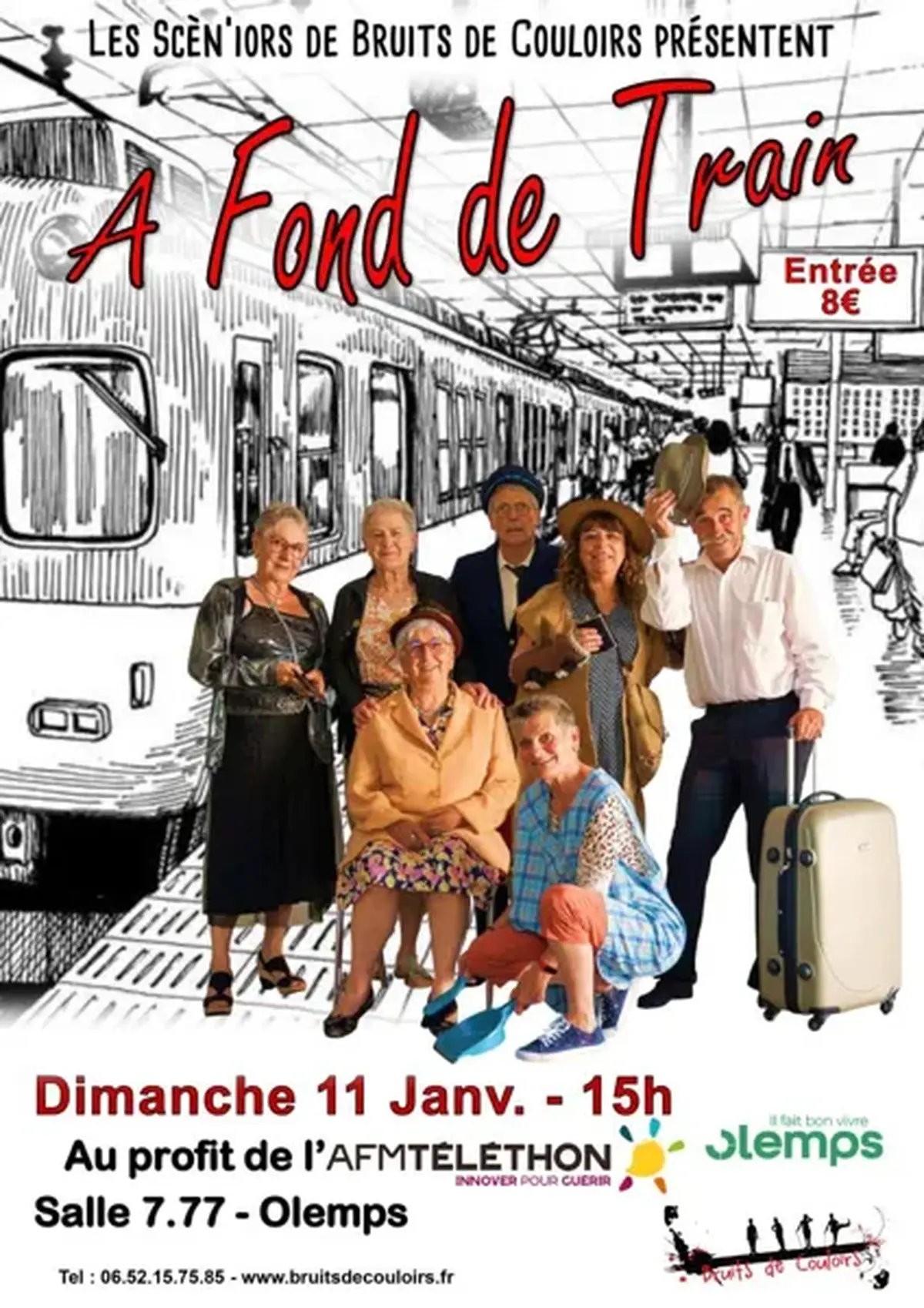 Théâtre : À fond de Train au profit du téléthon
