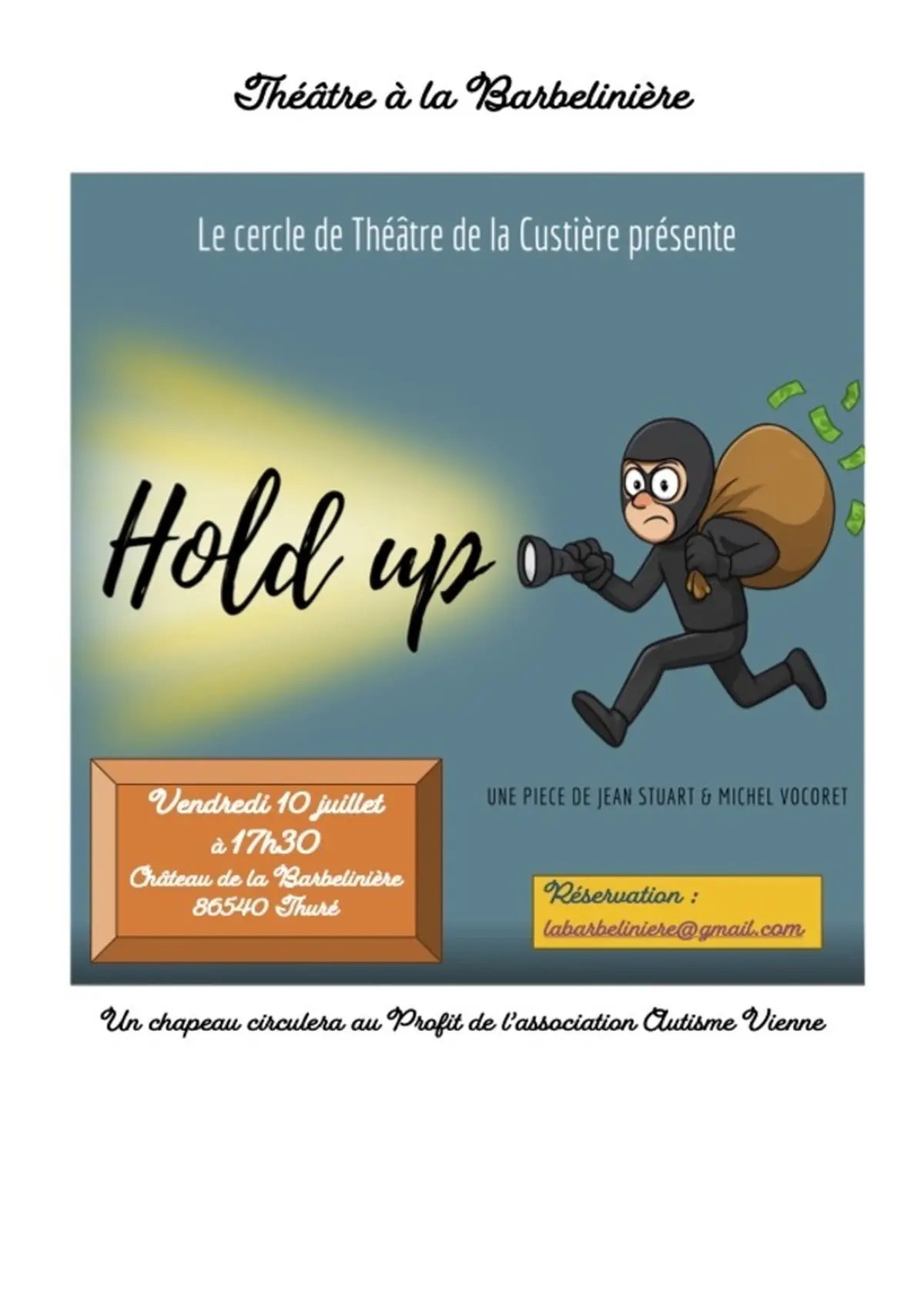 Théâtre à la Barbelinière : HOLD UP