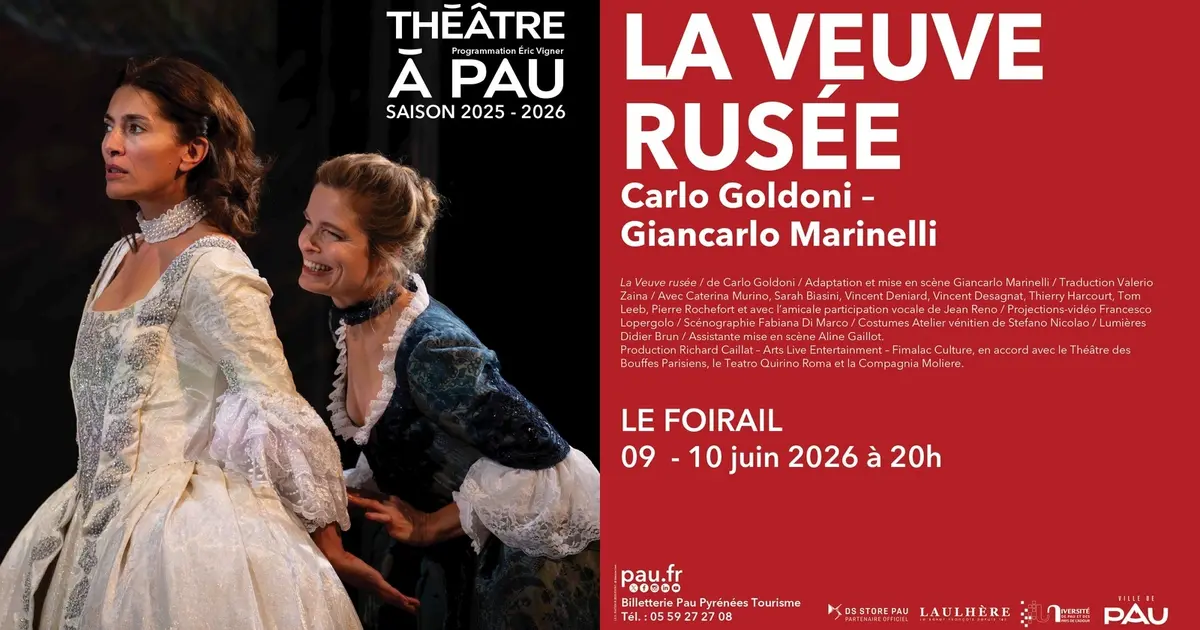 Théâtre à Pau - La veuve rusée