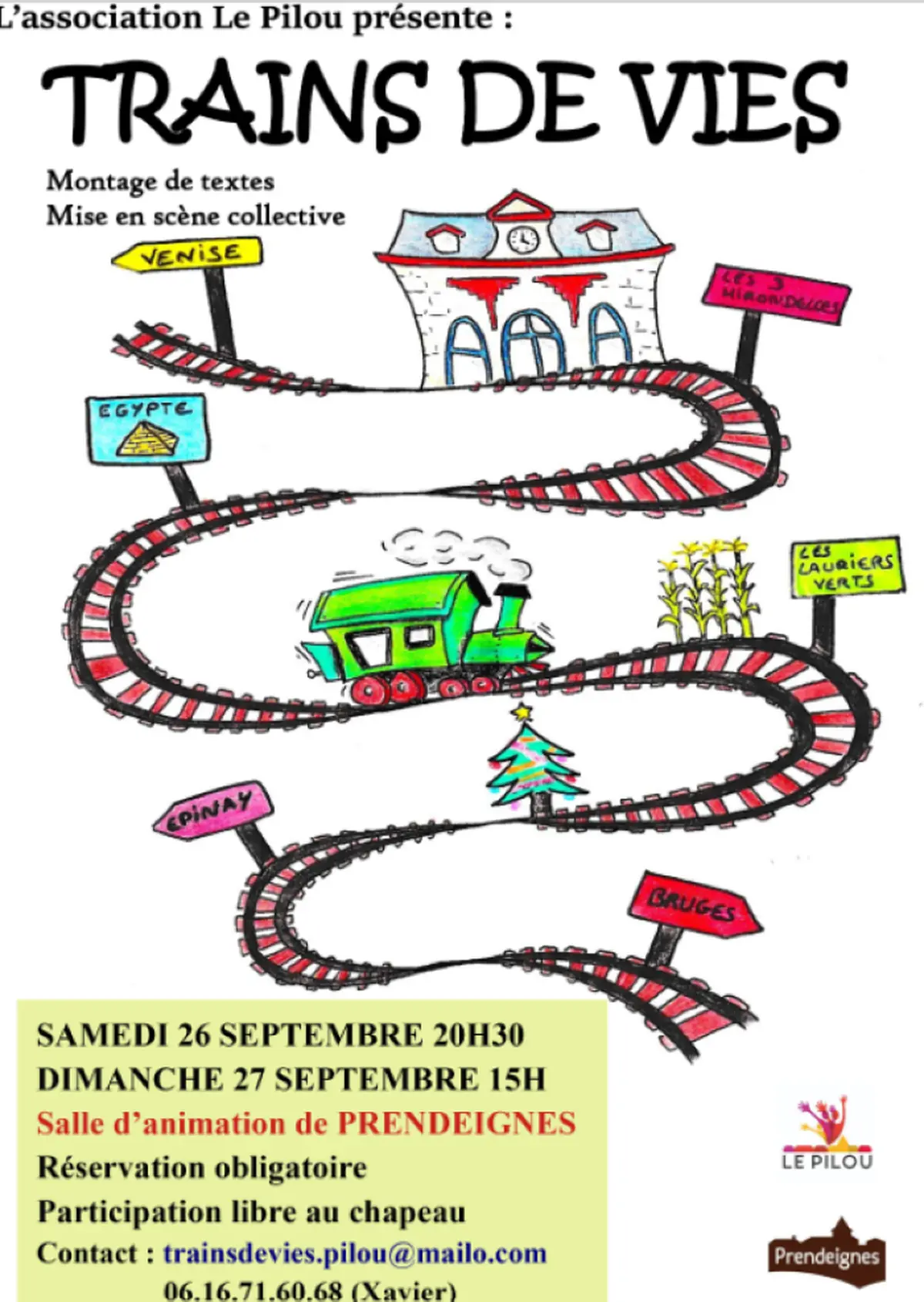 Théâtre à Prendeignes : Train de vies !