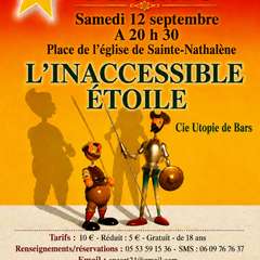Théâtre à Sainte Nathalène : L’Inaccessible Étoile