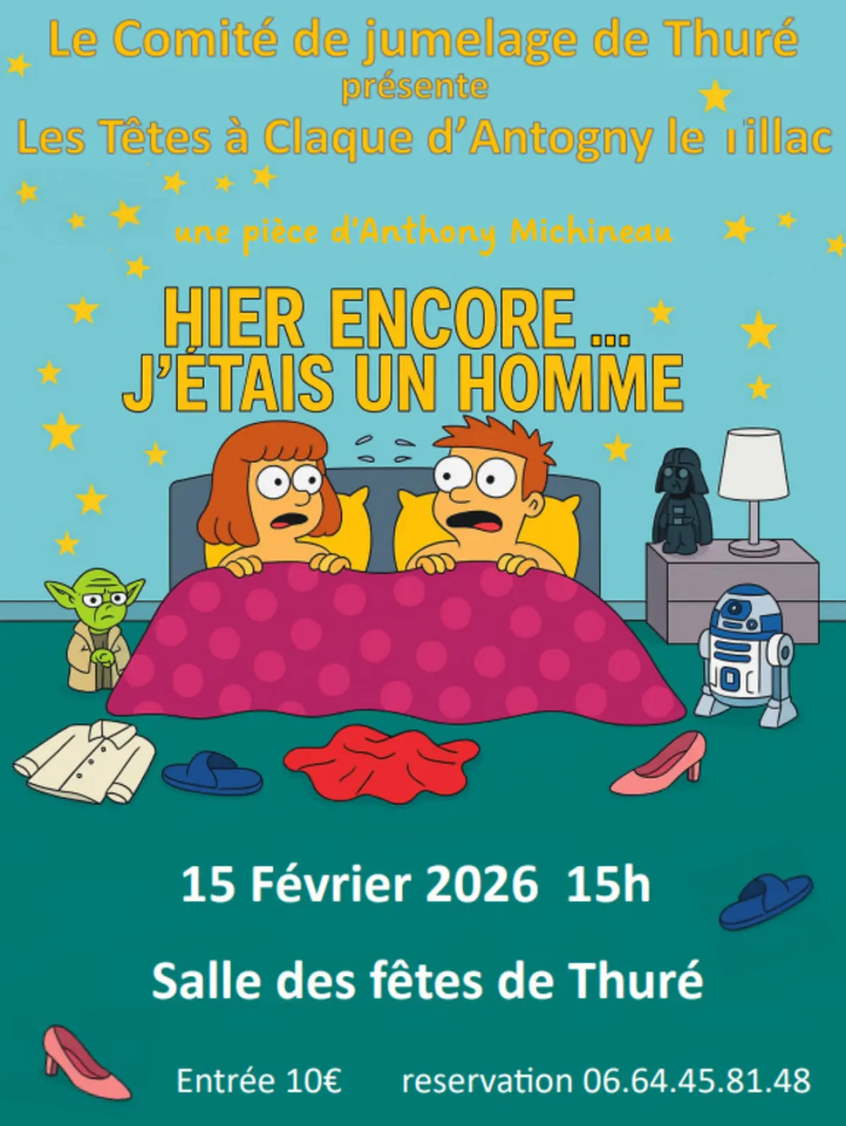 THÉÂTRE À THURÉ : Rire garanti !