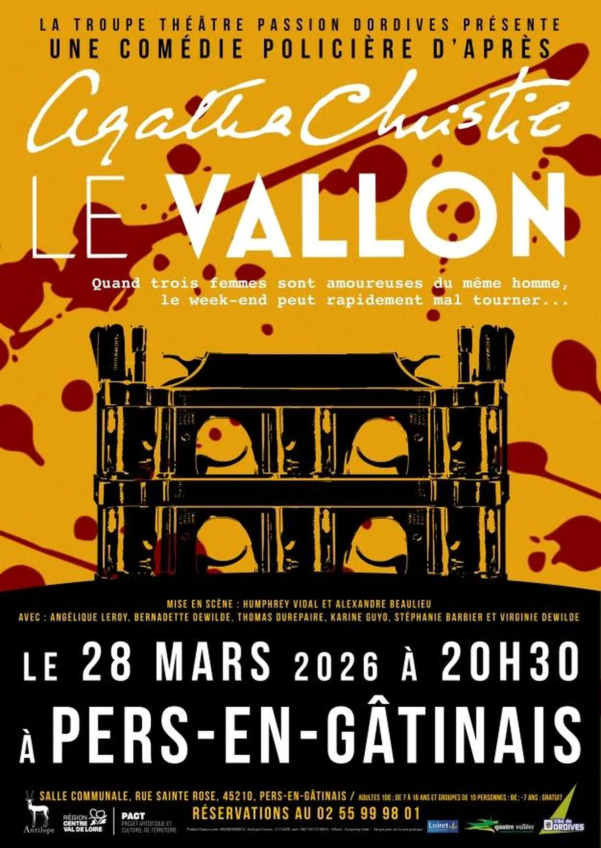 Théâtre : Agatha Christie, Le Vallon