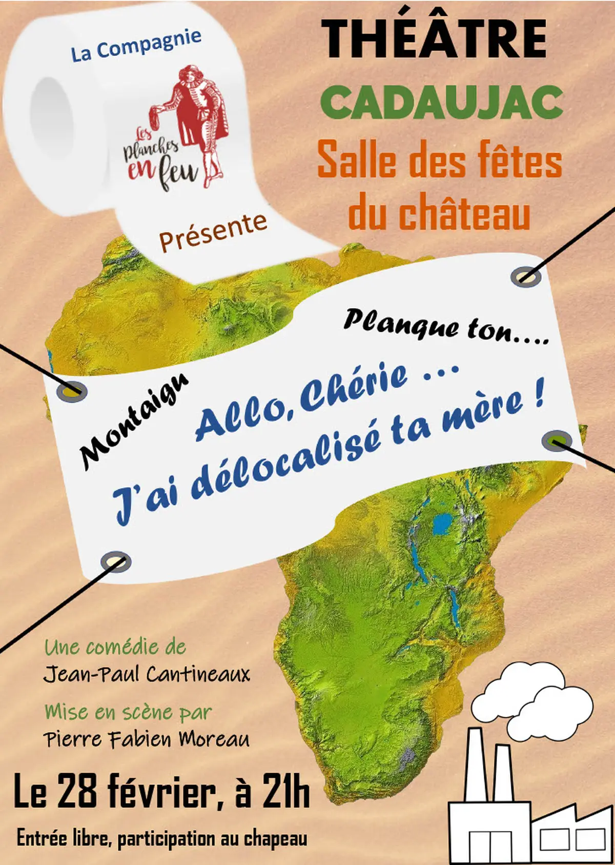 Théâtre : Allo chéri... J'Aai délocalisé ta mère !