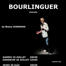 Théâtre au Miroir - Bourlinguer de Blaise Cendrars