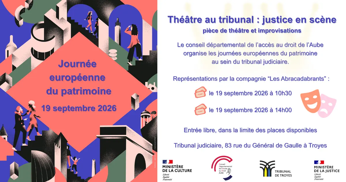 Théâtre au tribunal : justice en scène - JEP 2026
