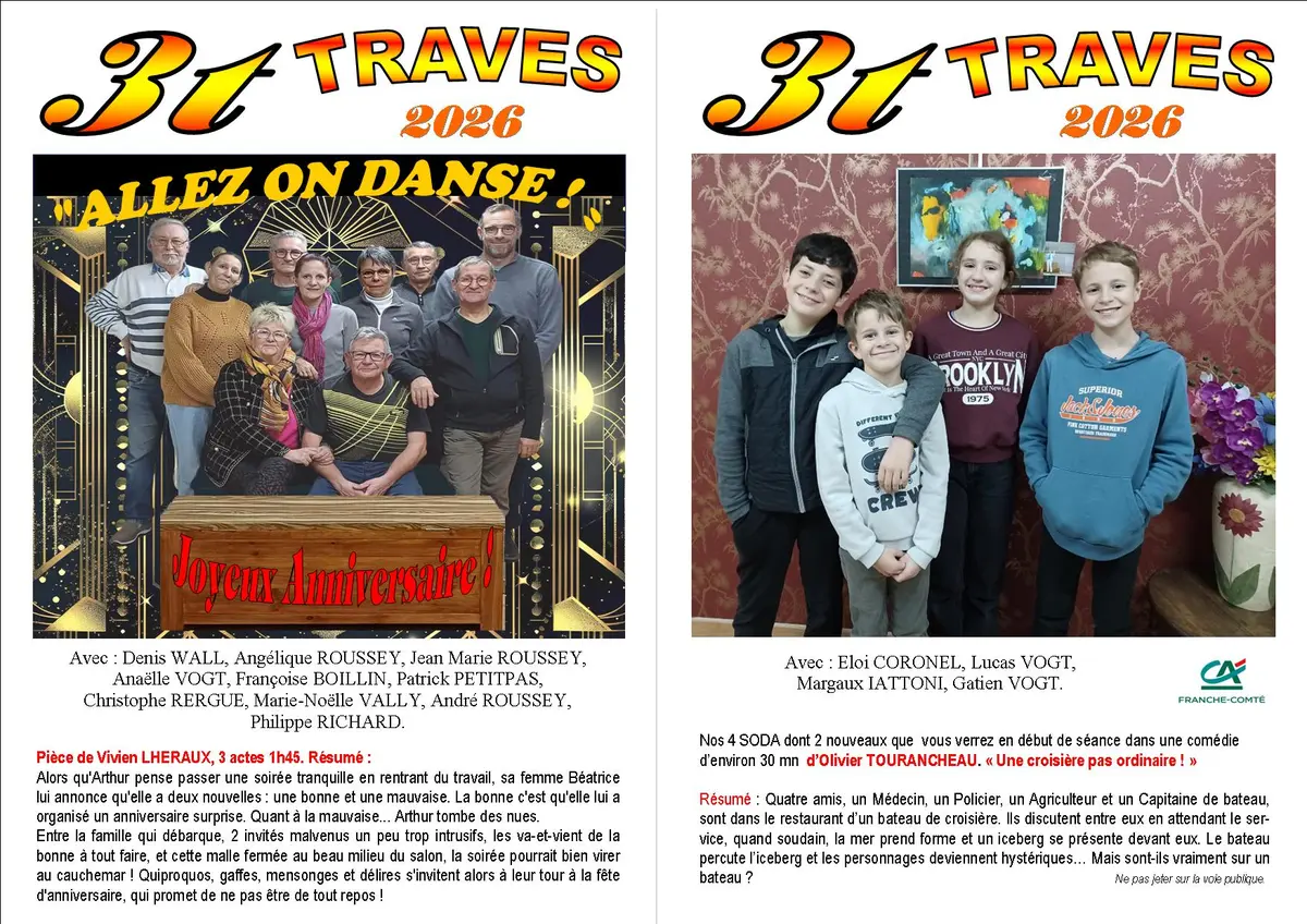 Théâtre avec la troupe des 3T