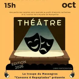 Théâtre   Bertrand pète les plombs  - Club SLC de Creissels