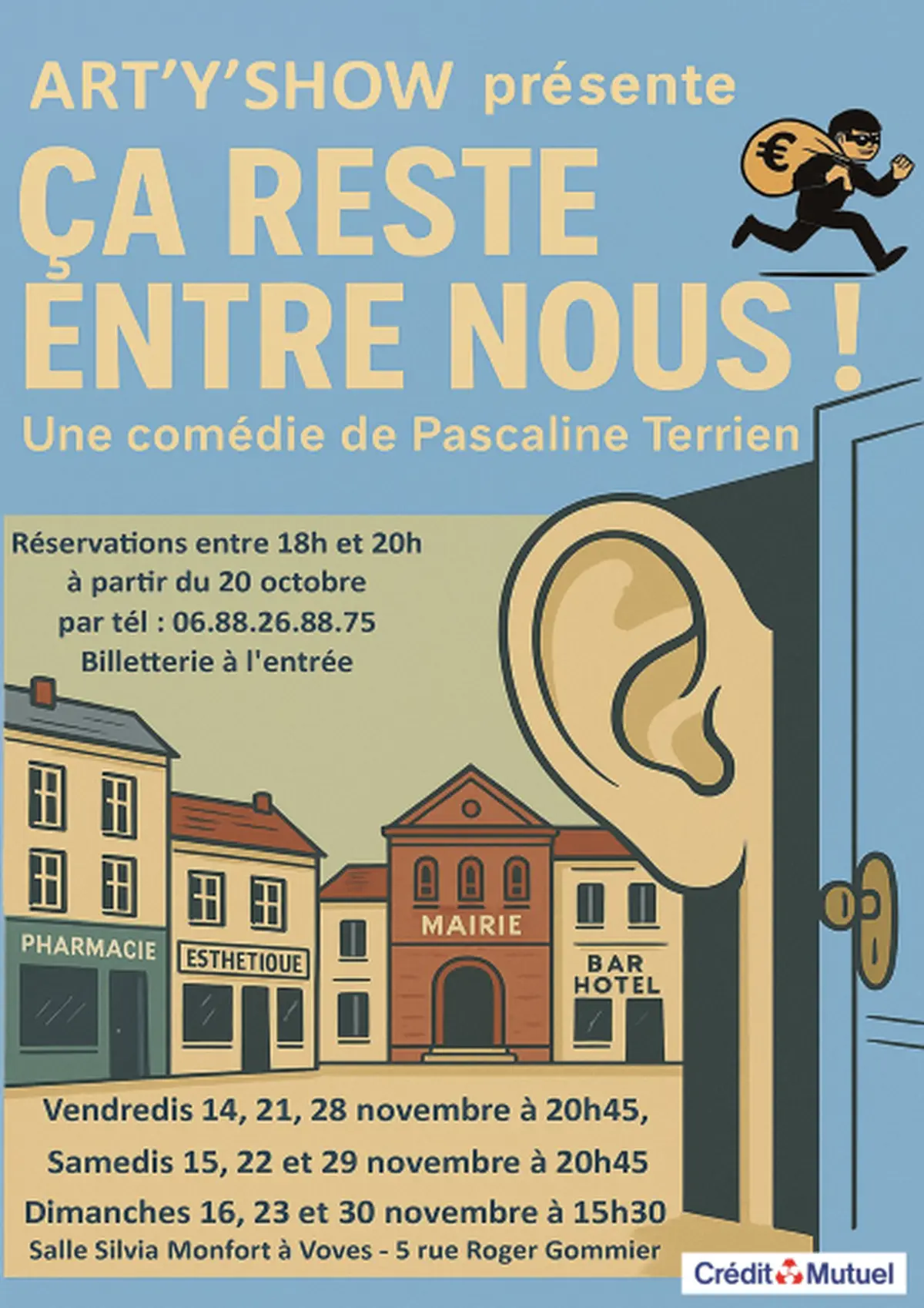 Théâtre Ça reste entre nous ! Cie Art'Y'Show