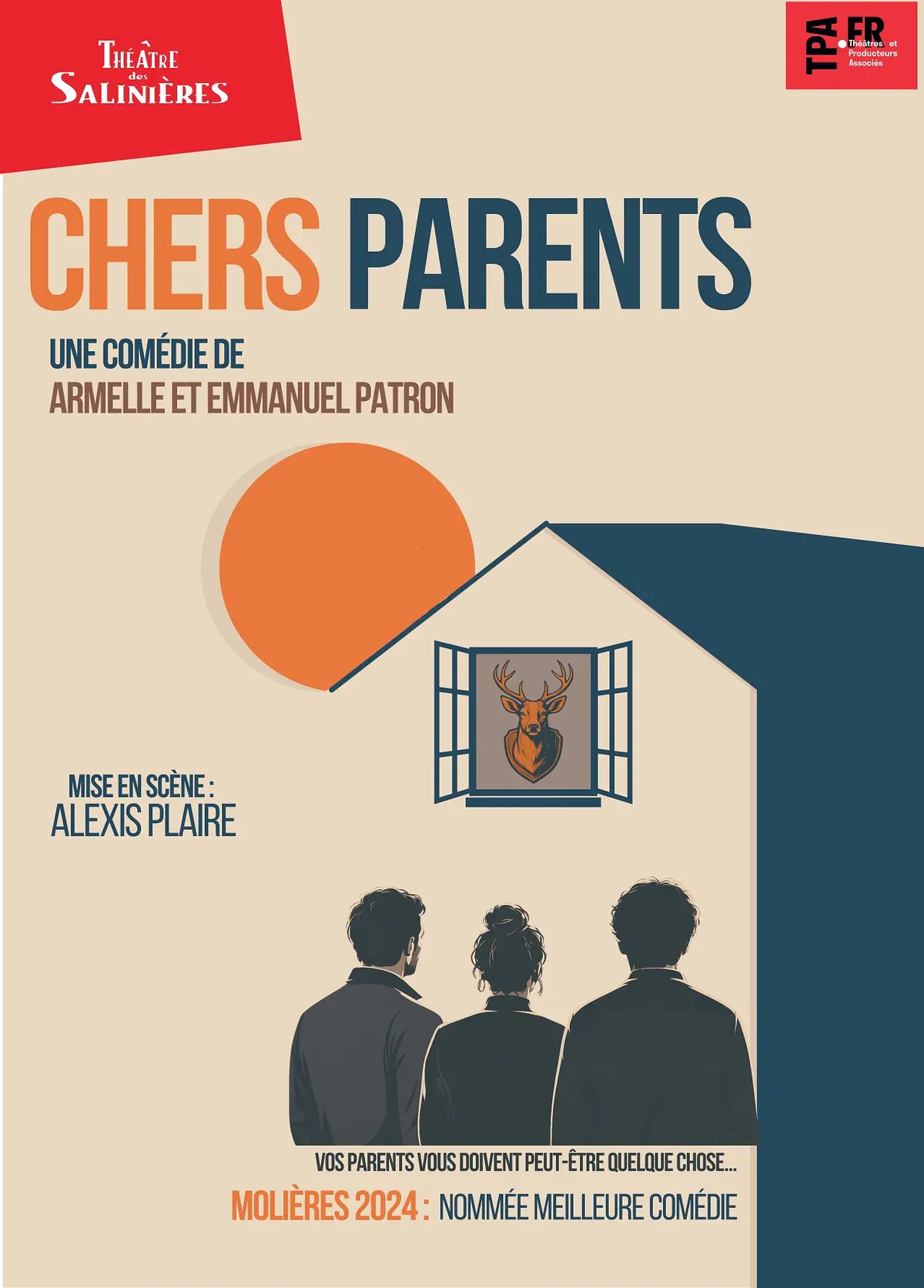 Théâtre - Chers parents Comédie d’Emmanuel et Armelle Patron