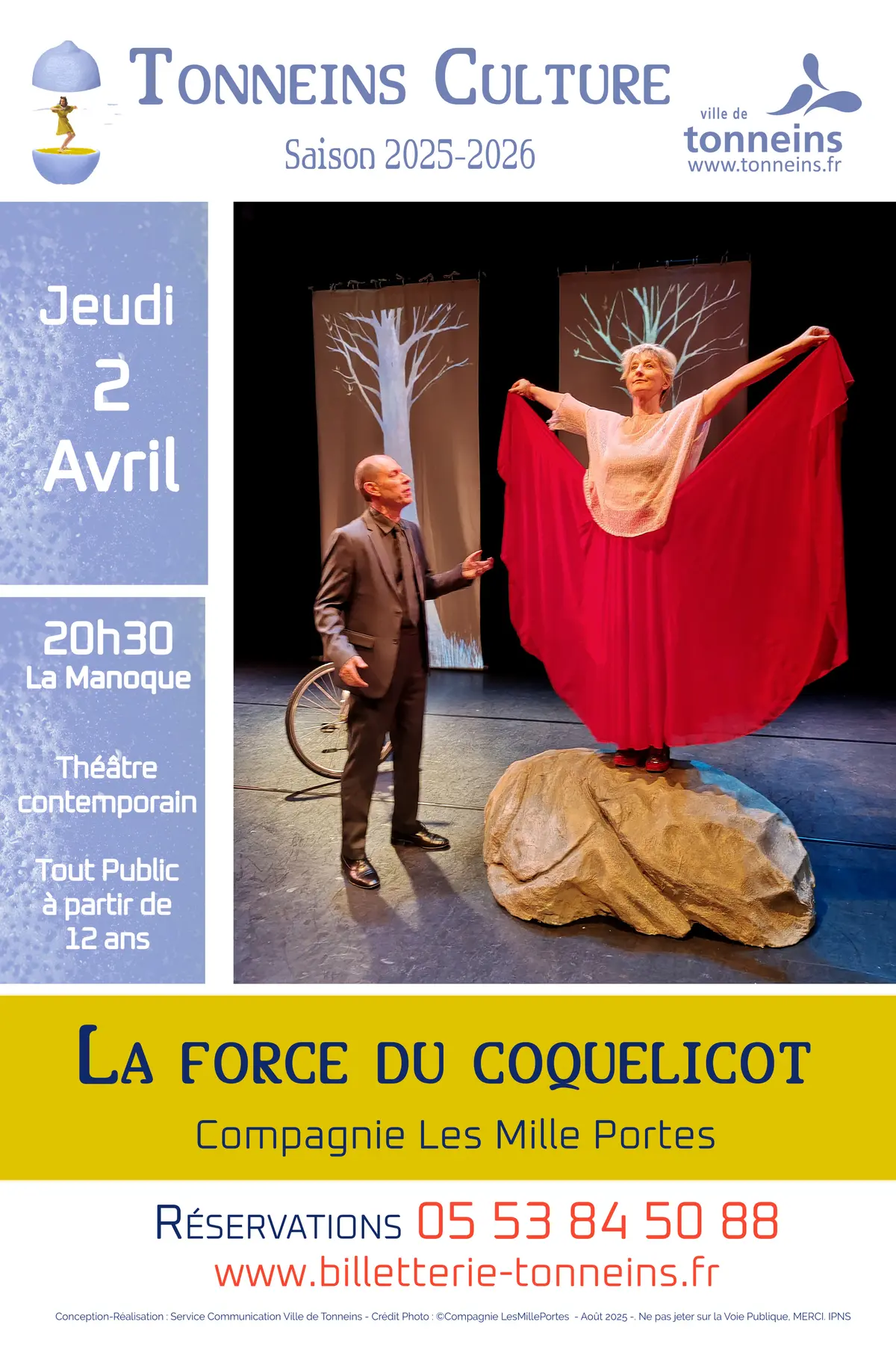 Théâtre contemporain - La force du coquelicot