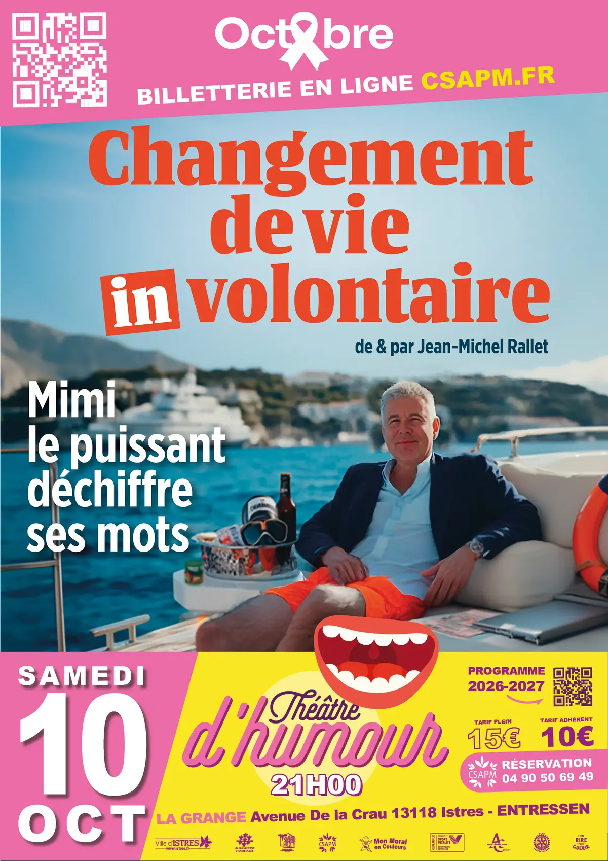 Théatre d'humour : Changement de vie in-volontaire