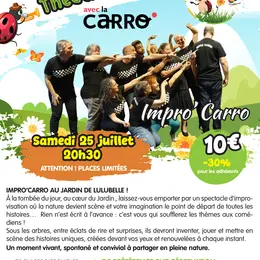 Théâtre d'impro avec la Carro