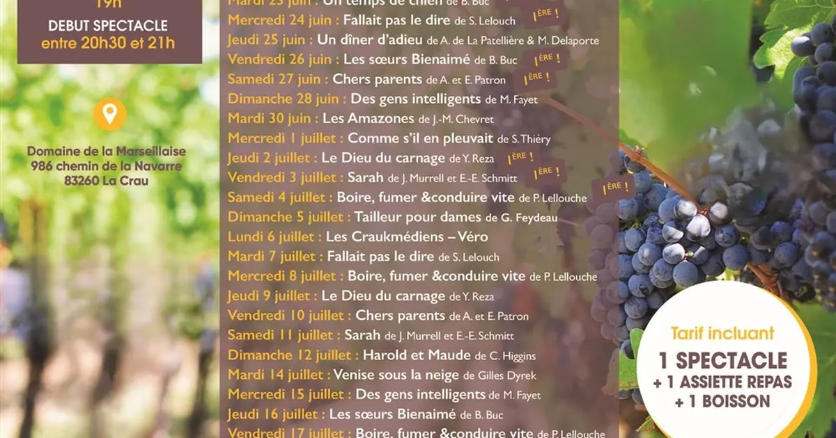 Théâtre dans la vigne