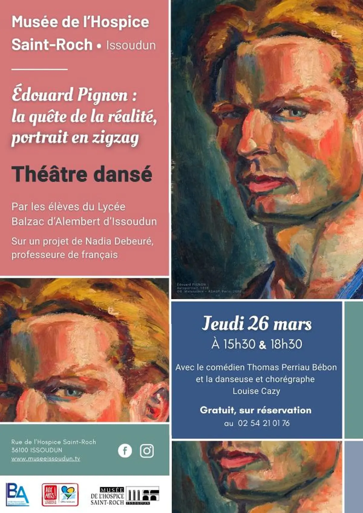 Théâtre dansé  / Édouard Pignon - La quête de la réalité, portrait en zigzag