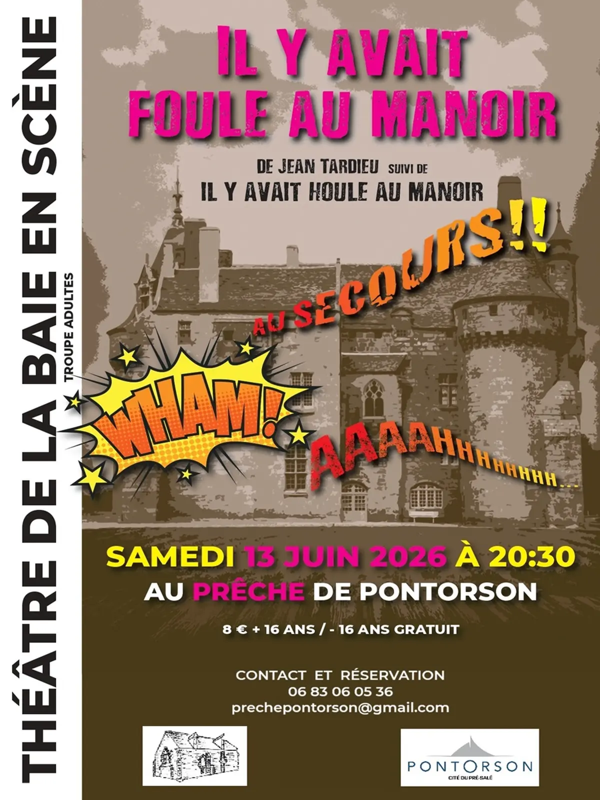 Théâtre de la baie Il y avait foule au manoir de Jean Tardieu