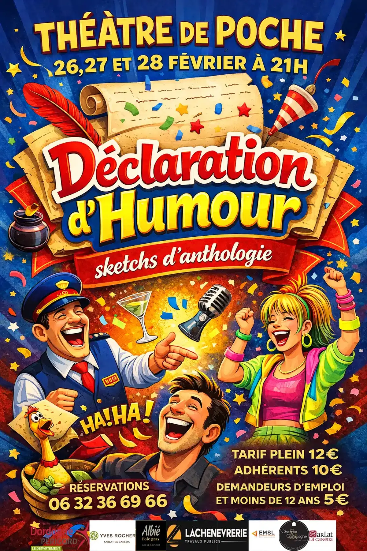 Théâtre de poche : Déclaration d'Humour