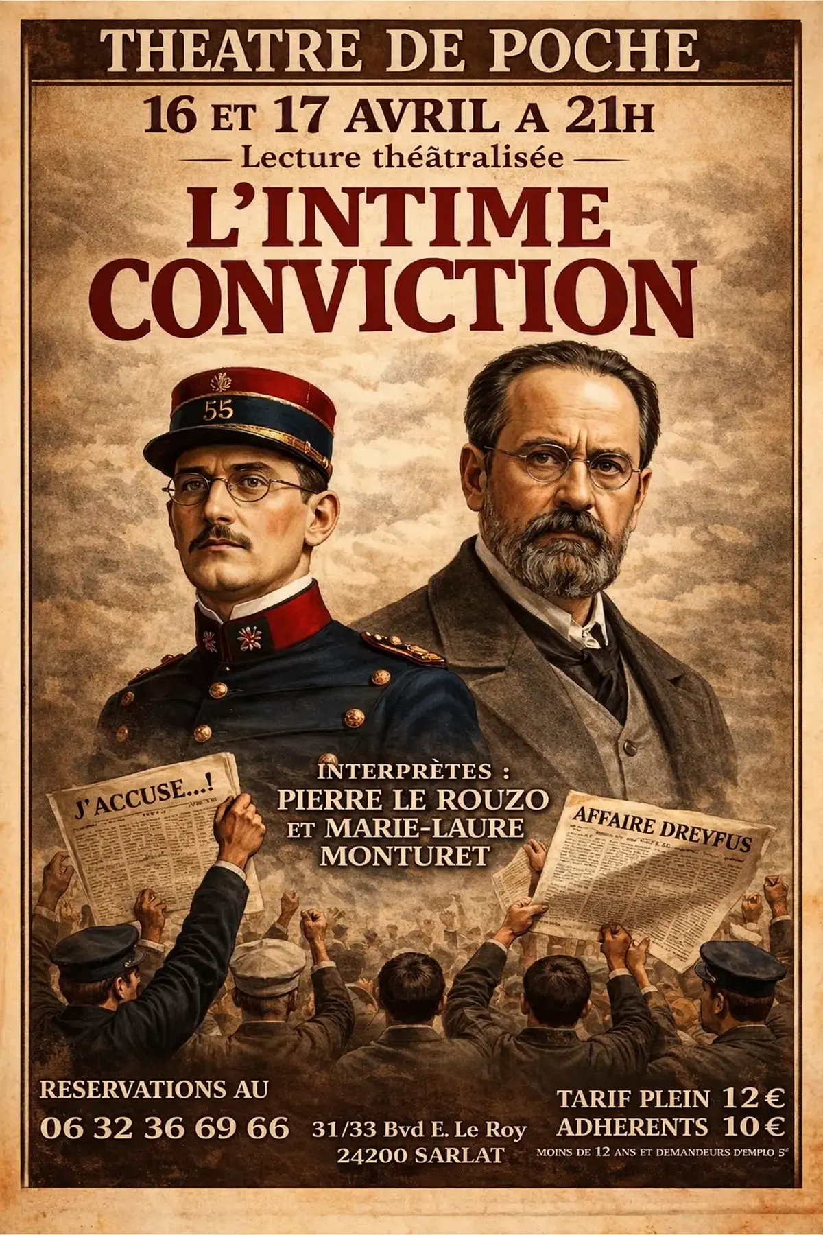 Théâtre de Poche L'Intime Conviction