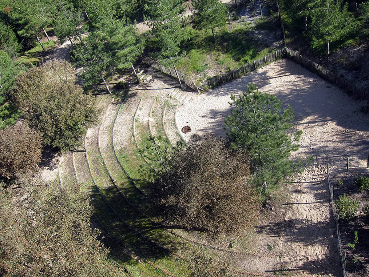 Théâtre de verdure à Ussel