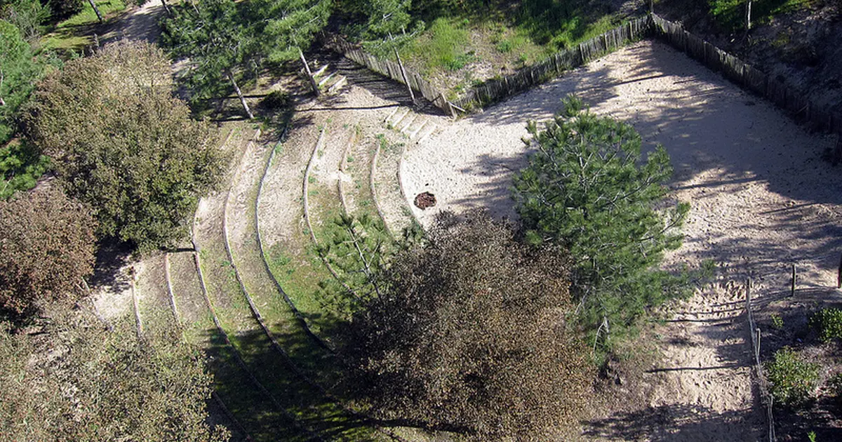 Théâtre de verdure à Ussel