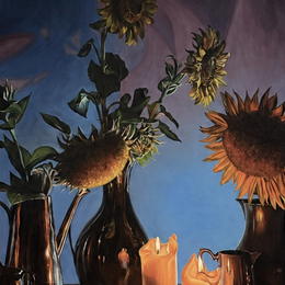 Théâtre des Fleurs : exposition de portraits de fleurs monumentaux dans le Marais