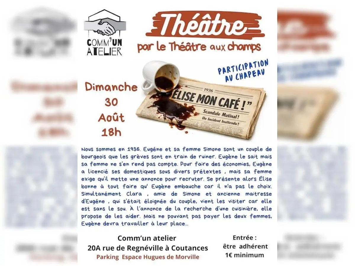 Théâtre Élise mon café