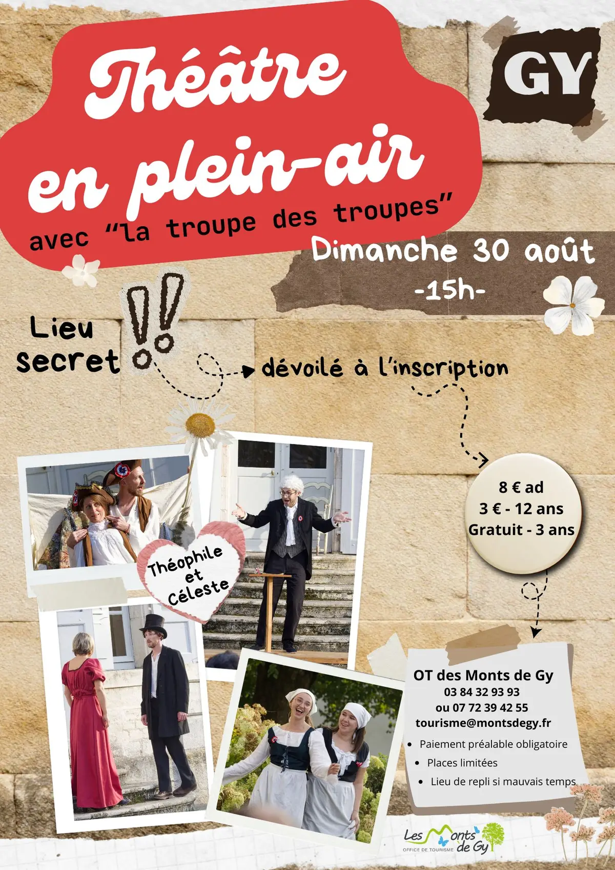 Théâtre en plein air  à Gy