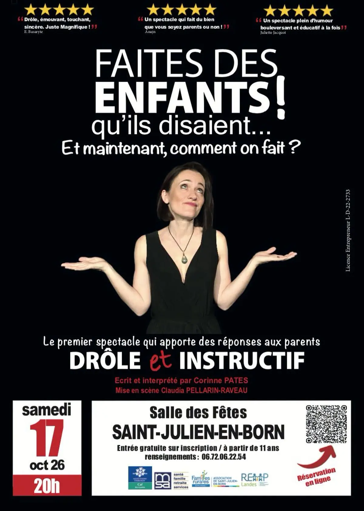 Théâtre Faites des enfants qu'ils disaient...