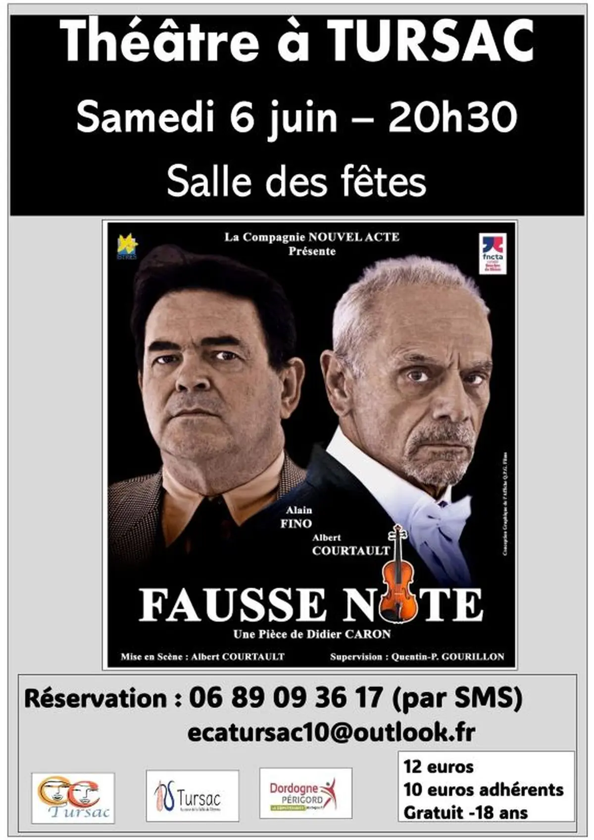 Théâtre - Fausse note