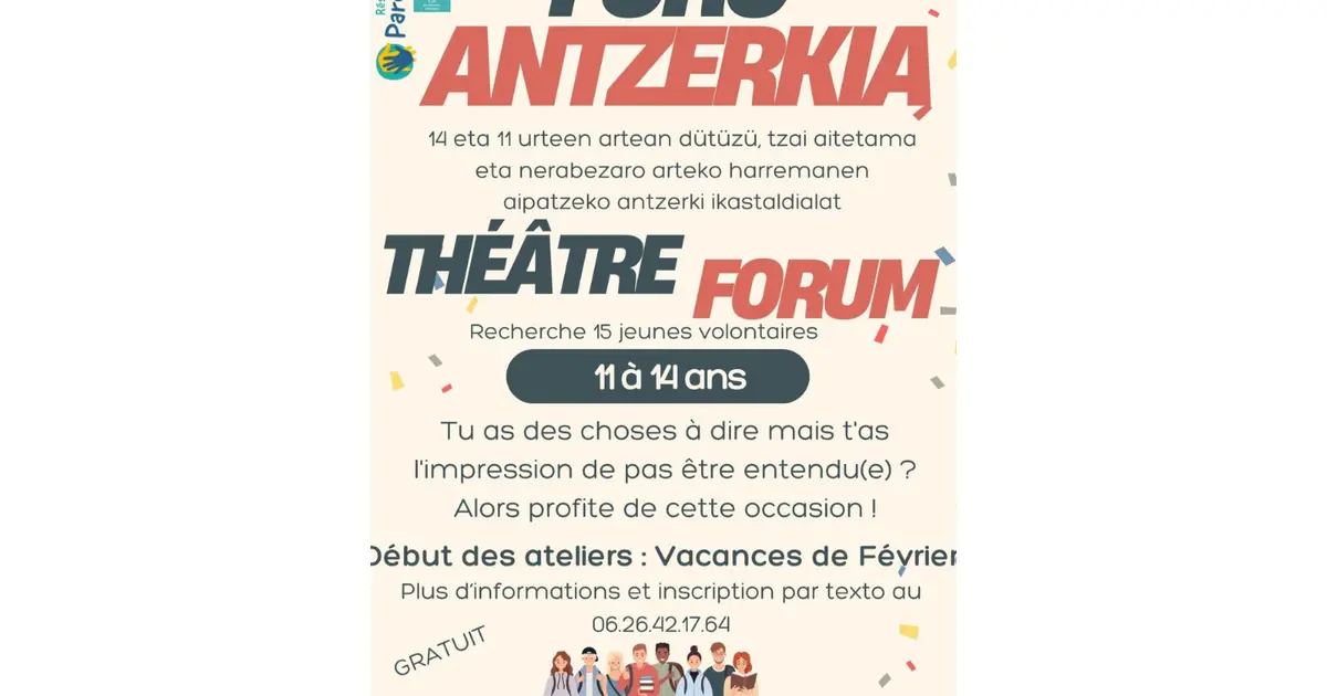 Théâtre forum : inscriptions