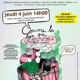 Théâtre forum sur le thème du bien vieillir - les yeux dans les vieux