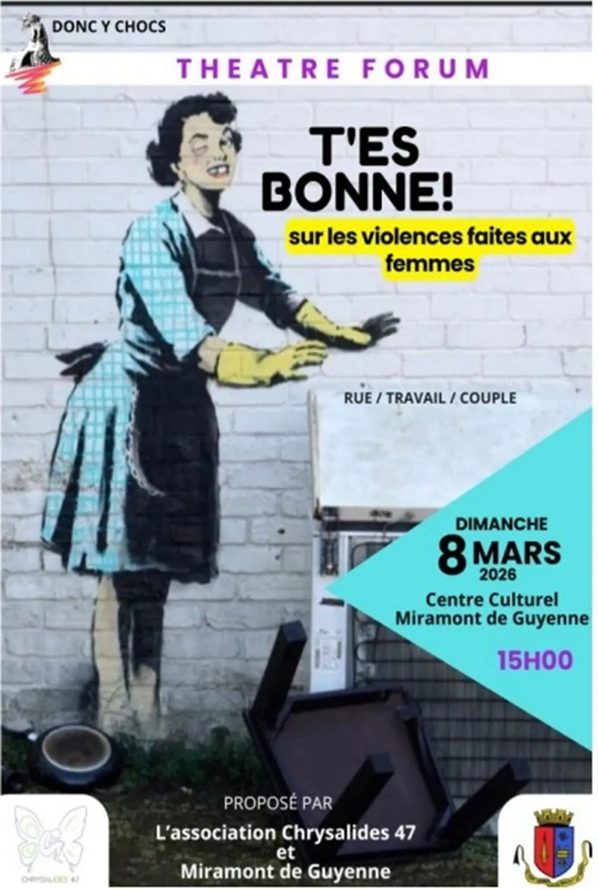 Théâtre forum - T'es bonne !