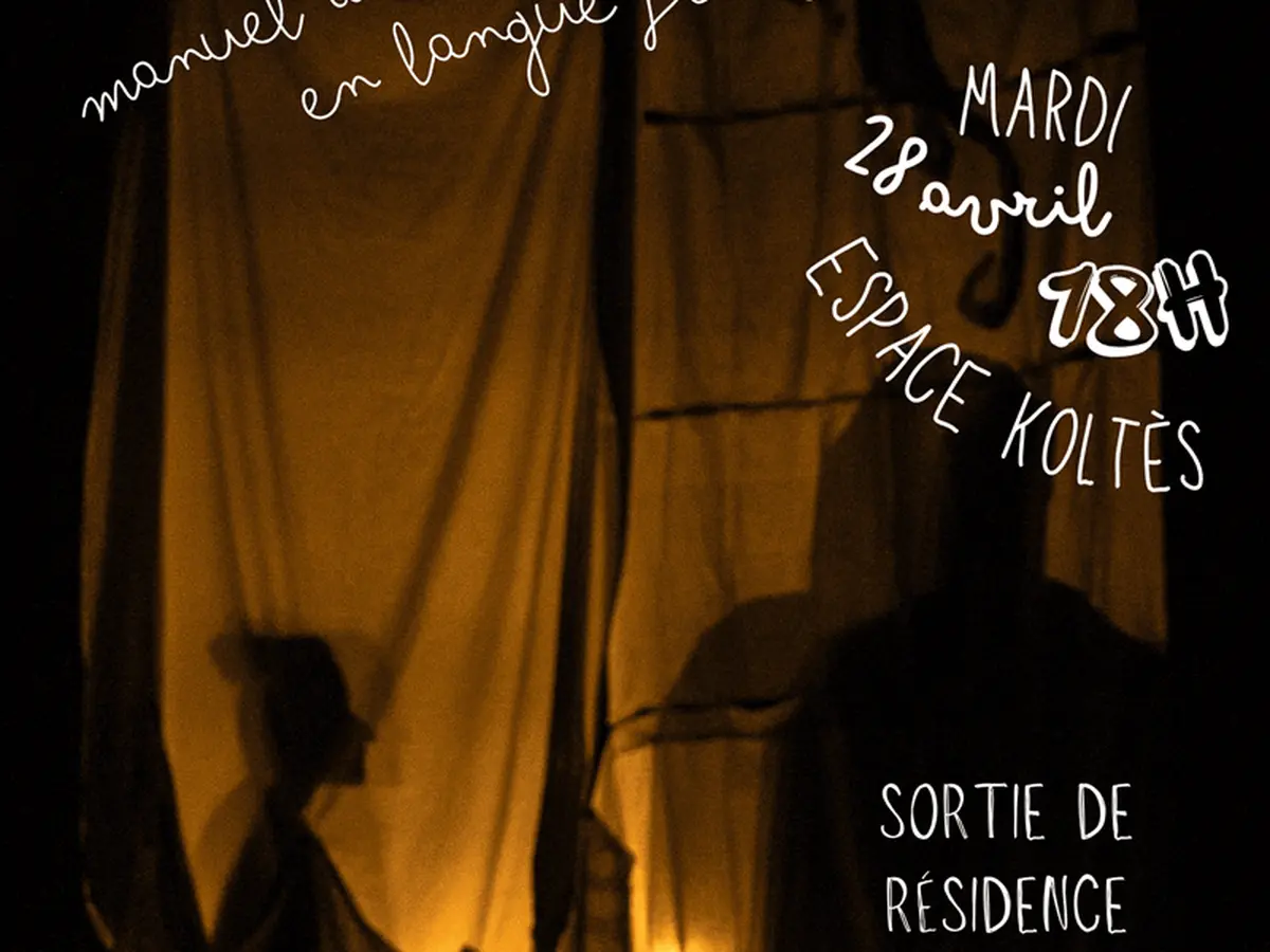 Théâtre - GIDAZÉPAM. manuel de survie en langue française - sortie de résidence