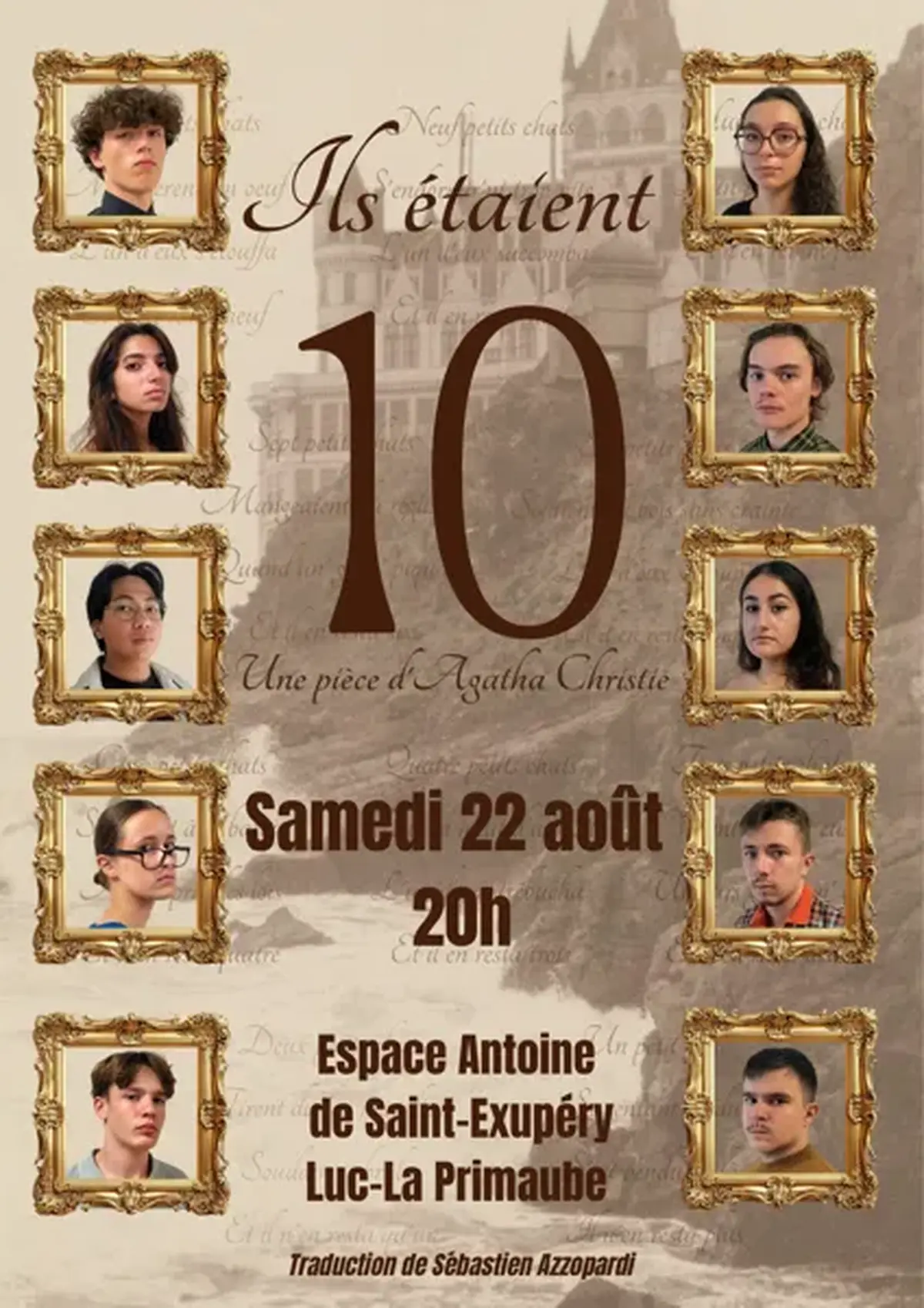 THÉÂTRE : Ils étaient dix !