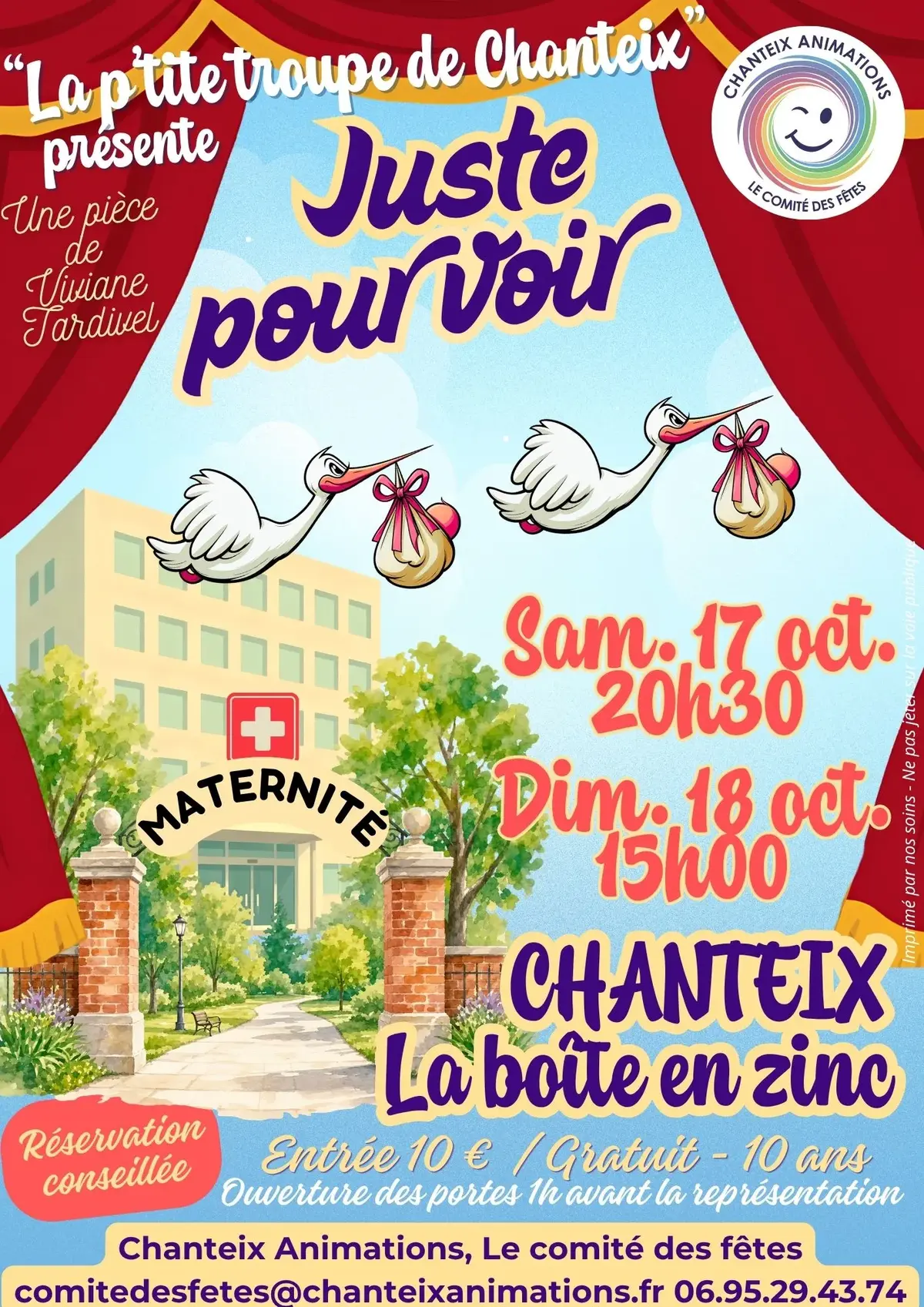 Théâtre  Juste pour voir
