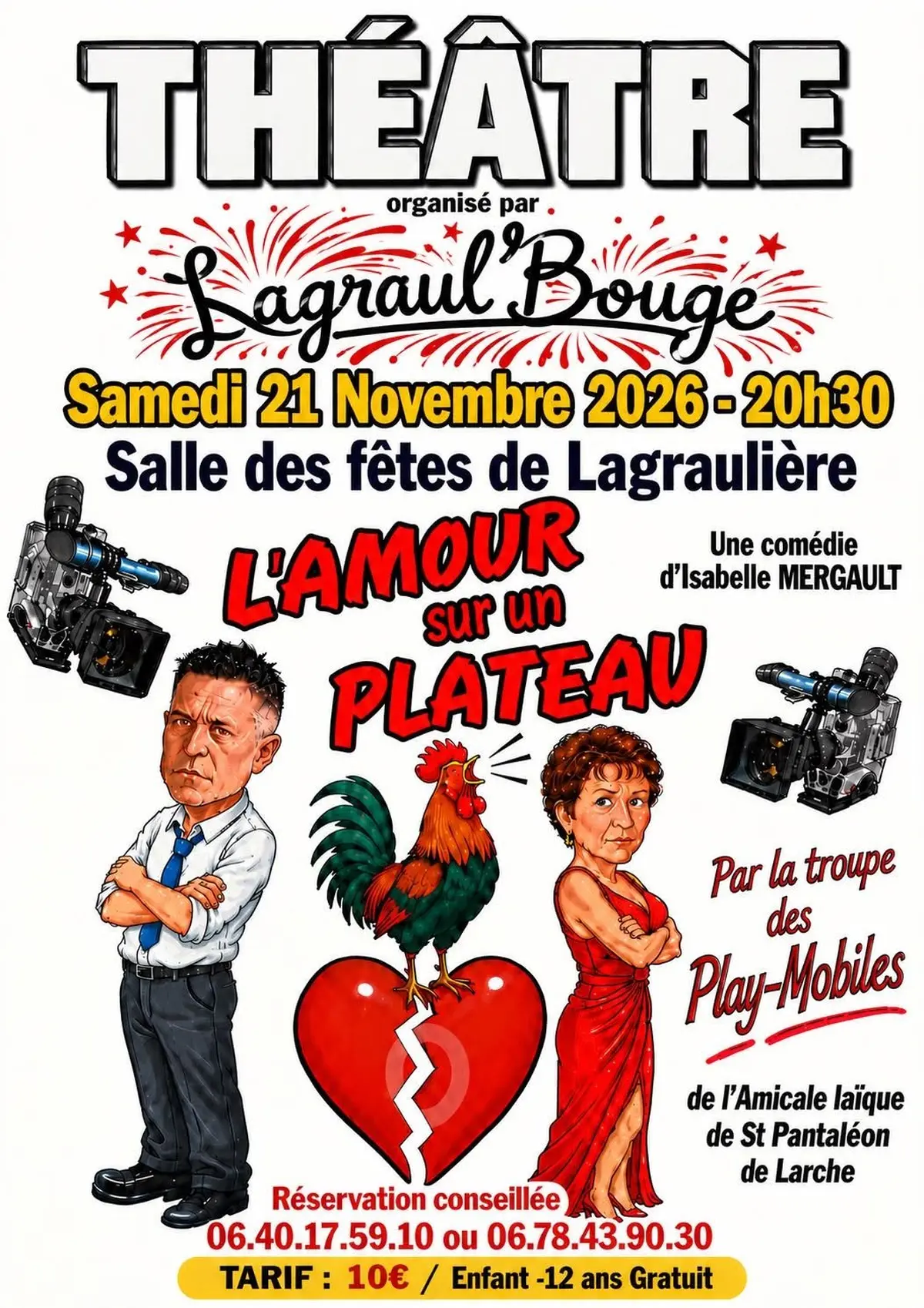 Théâtre : L'amour sur un plateau