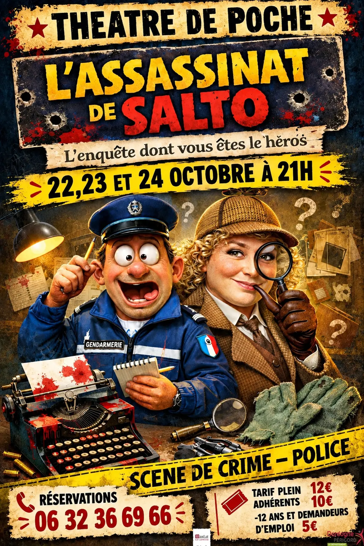 Théâtre : L’assasinat de Salto - L'enquête dont vous êtes le héros