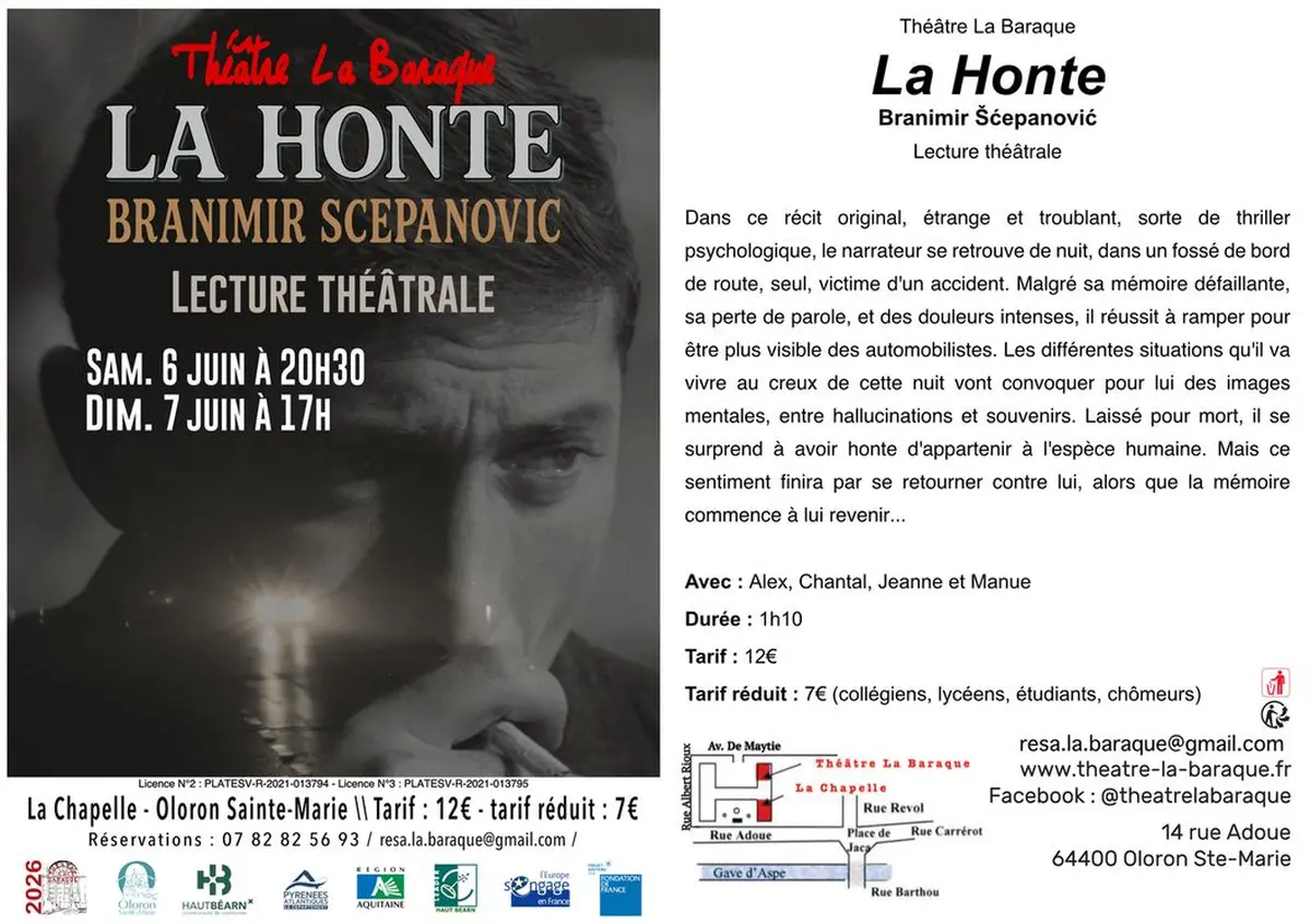 Théâtre La Baraque : La honte