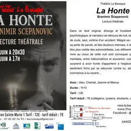 Théâtre La Baraque : La honte