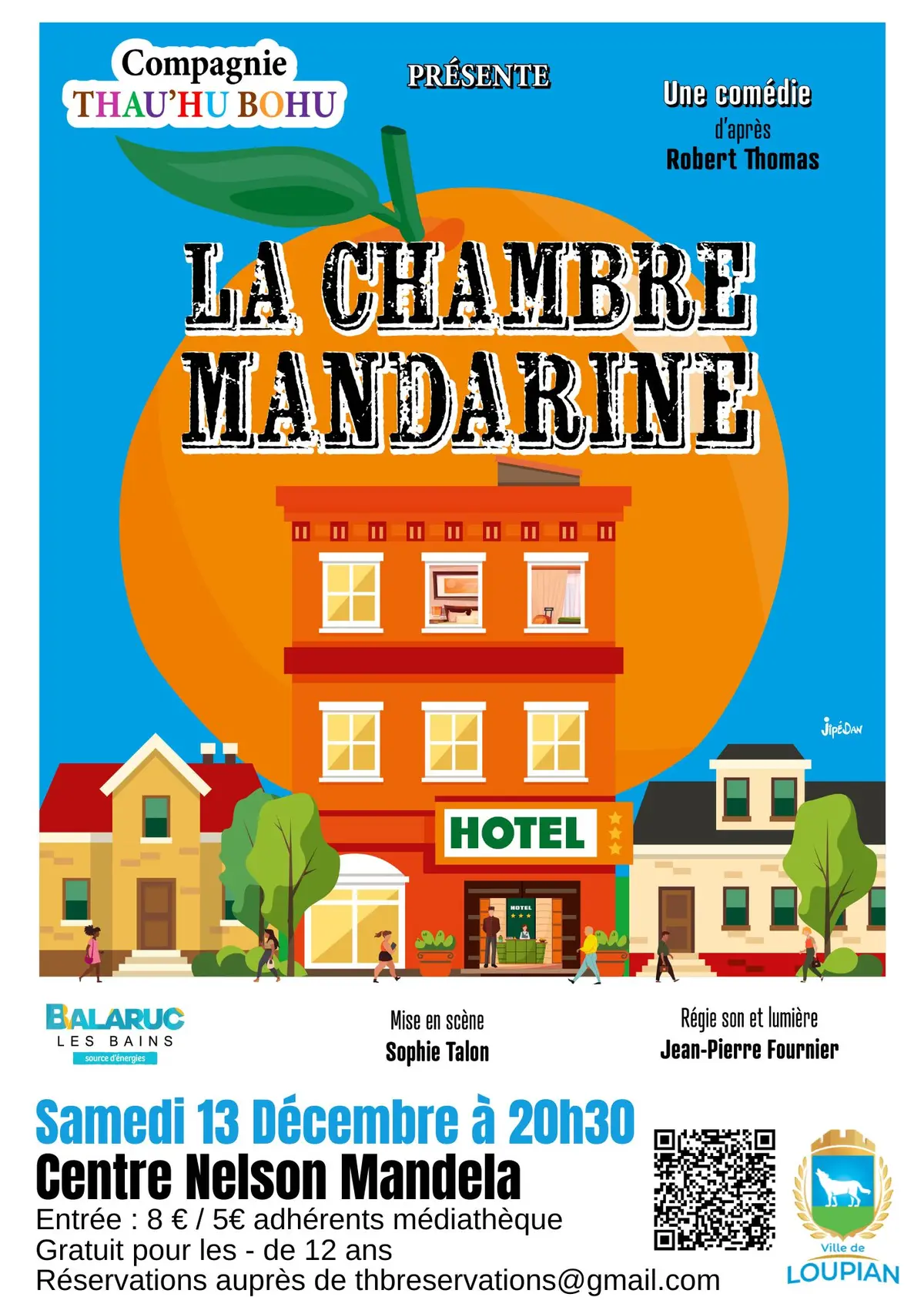 Théâtre - La Chambre Mandarine Par La Compagnie Thau Du Bohu