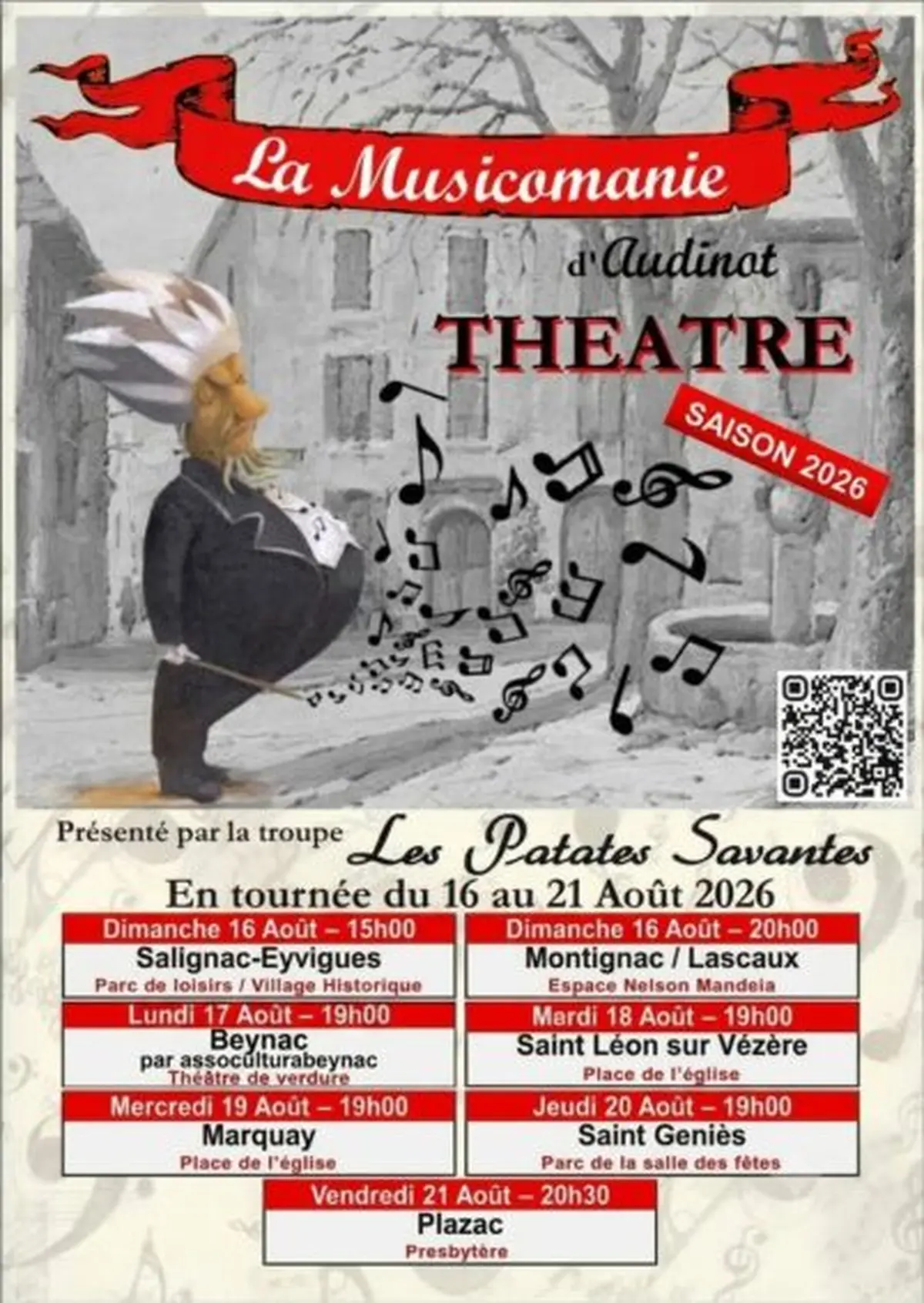 Théâtre - La musicomanie d'Audinat