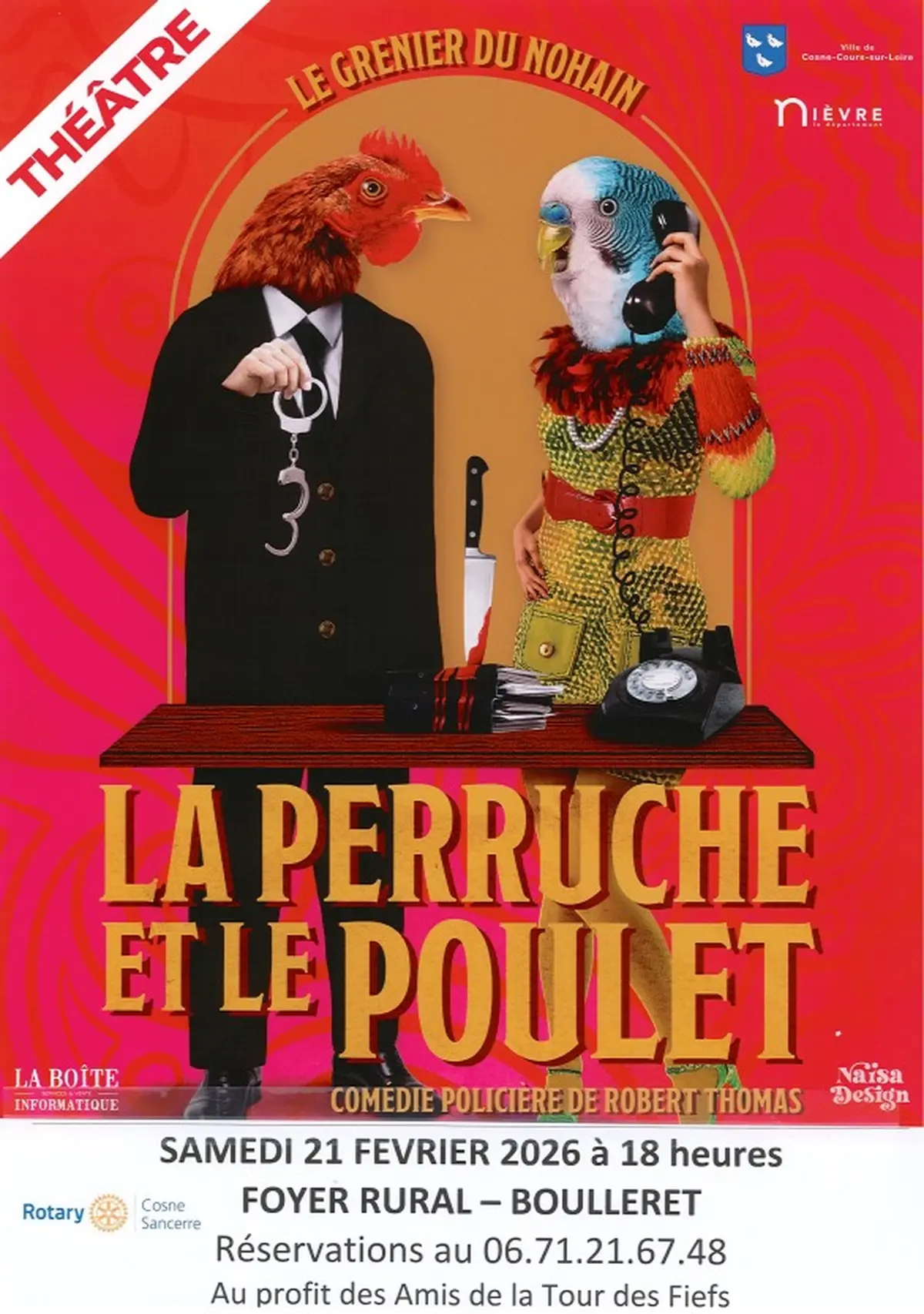 [Théâtre] : la Perruche et le Poulet