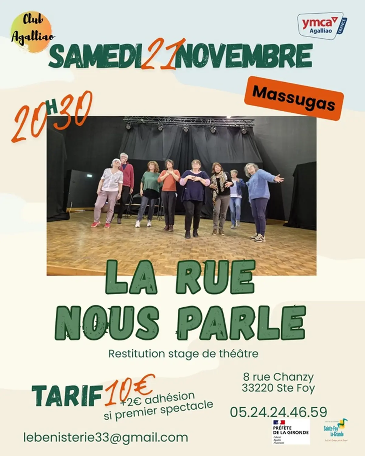 Théâtre La rue nous parle par l'Atelier Gare aux mots