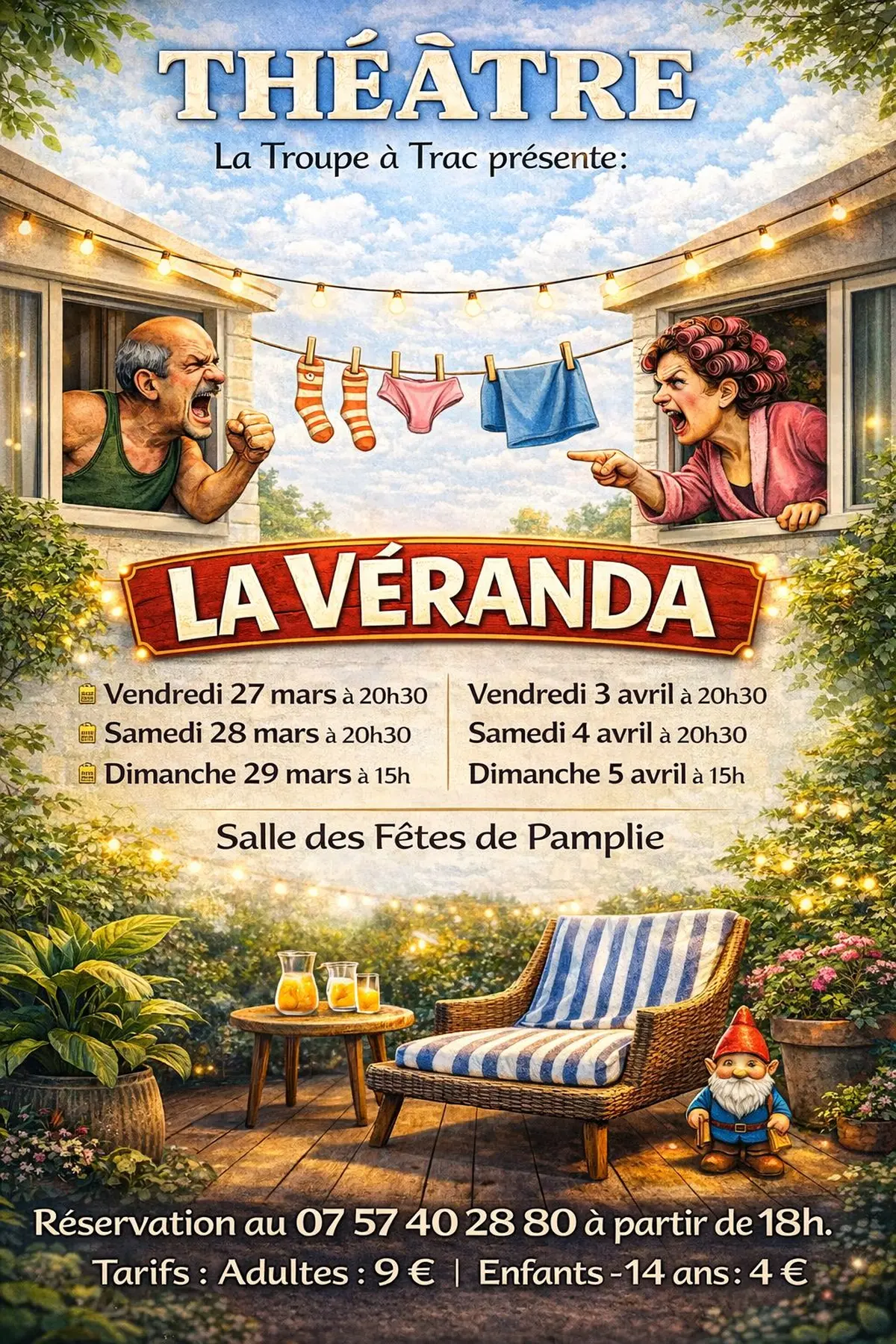 Théatre : La Troupe à Trac